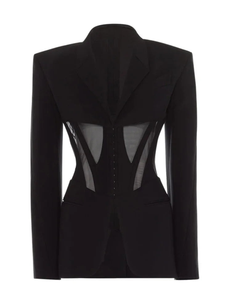 Casey | Modischer Damen Blazer mit Karo-Muster