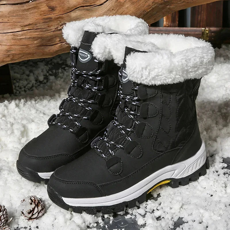 Nowie | Warme Damen-Winterstiefel mit Fellfutter – Bequem und Stilvoll