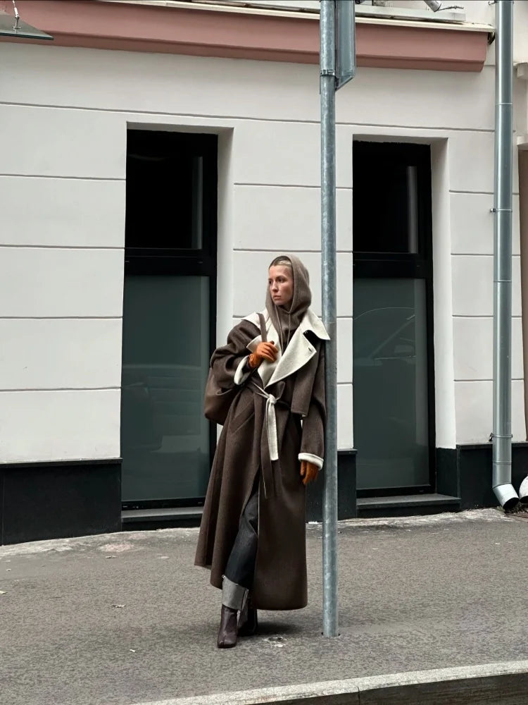 Zare | Langer Dicke Trenchcoat Damen Winter Gemütlich
