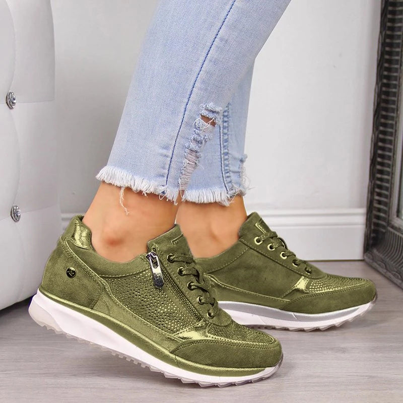 Damen Freizeitschuhe | Orthopädische Komfort-Sneaker | Atmungsaktiv & Rutschfest