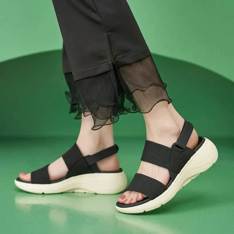 Virelai | Beige Komfortsandale