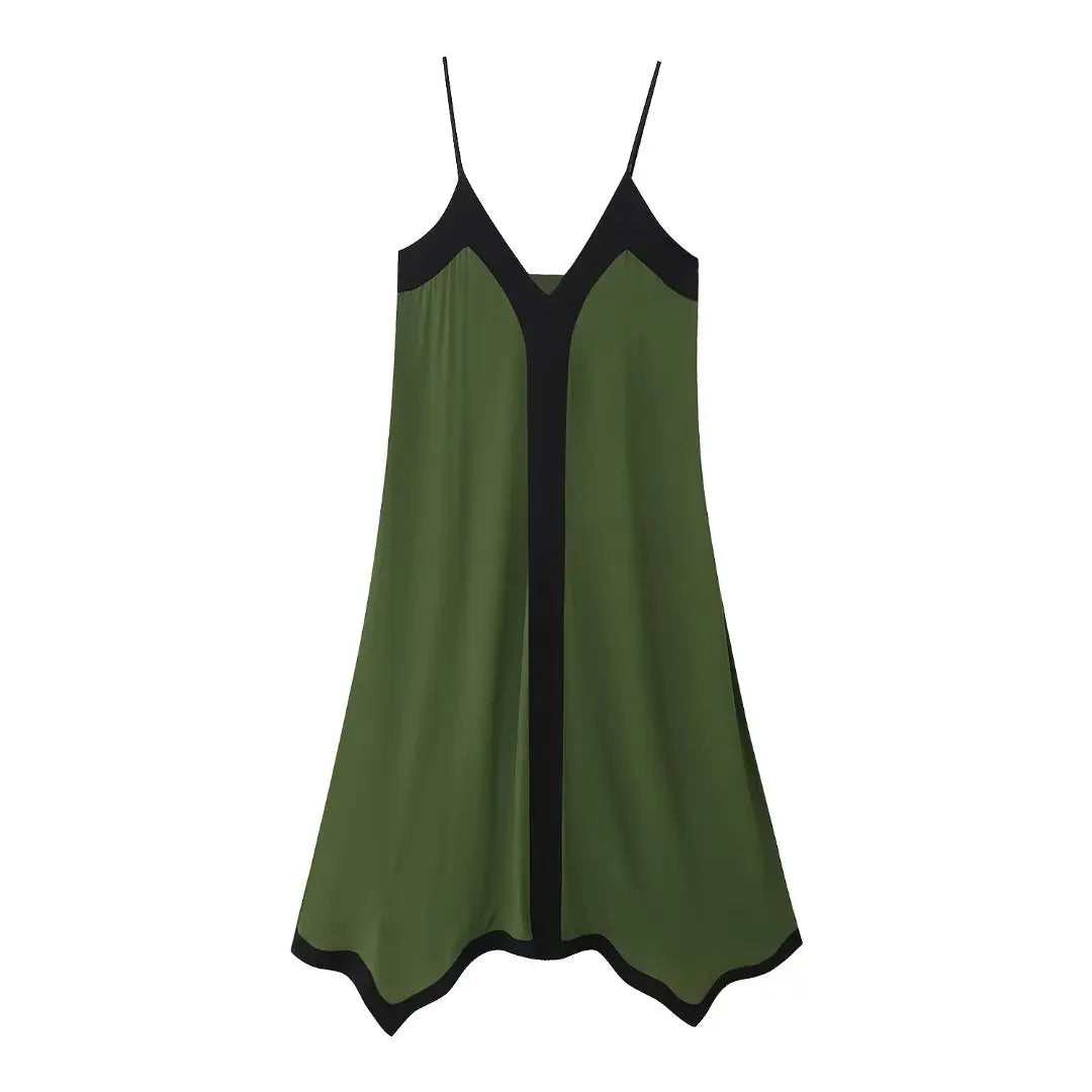 Serah | Women's Stitching Camisole Kleid Sommer