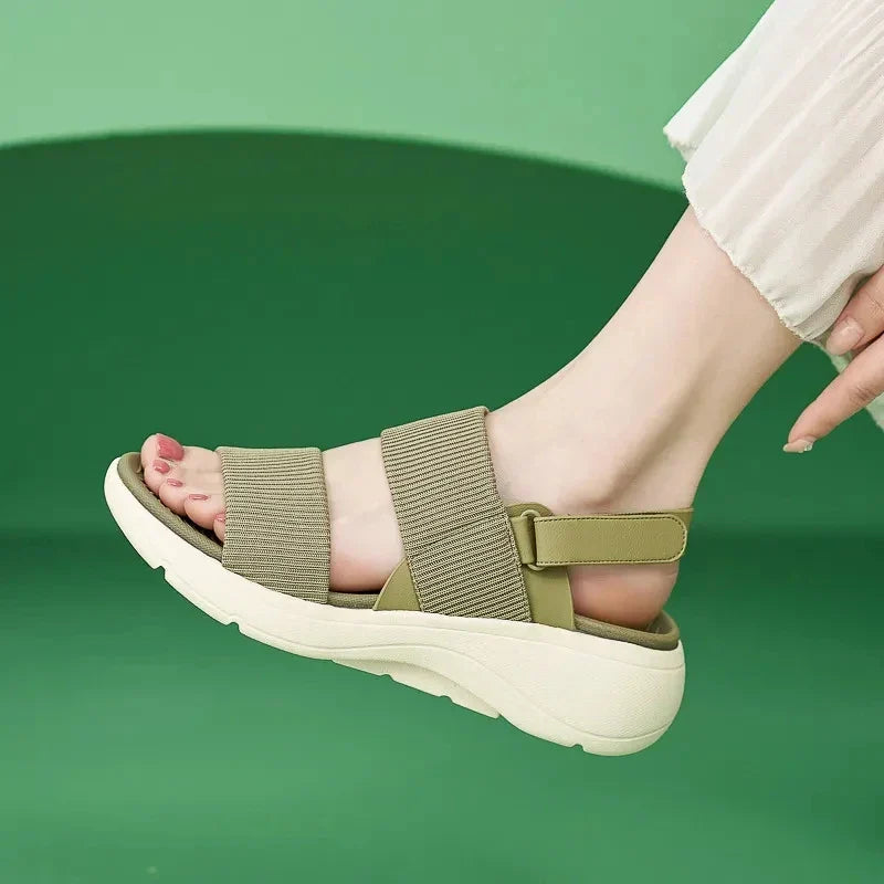 Virelai | Beige Komfortsandale