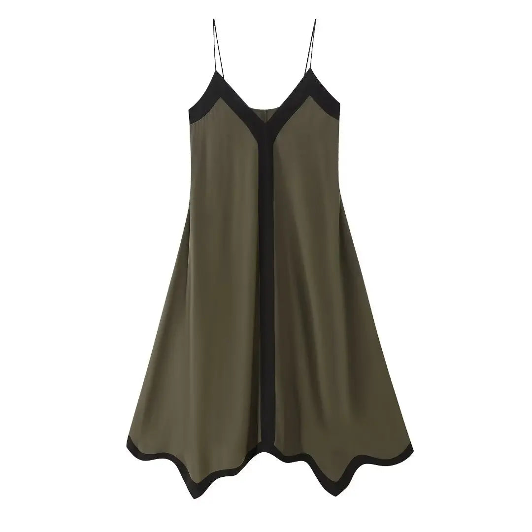 Serah | Women's Stitching Camisole Kleid Sommer