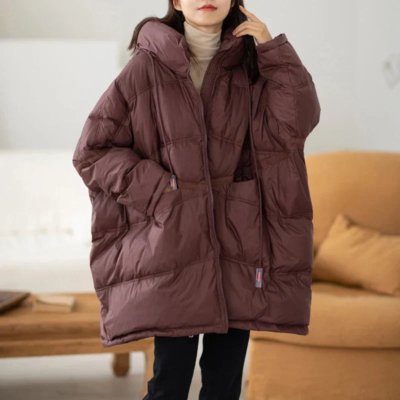Serrna | Oversized Pufferjacke für Damen – Warm und Elegant für den Winter