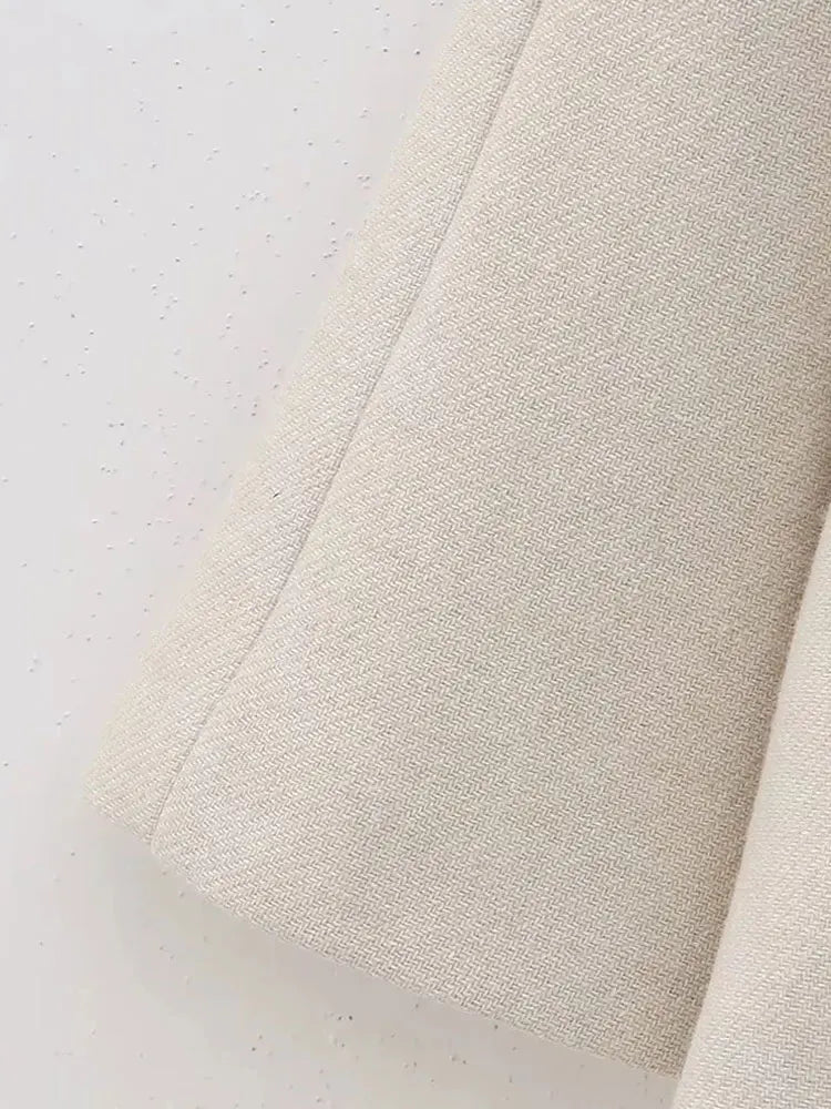 Malio | Damen Mantel mit Puffärmeln und Kunstfellkragen – Warme Wolljacke für Herbst/Winter
