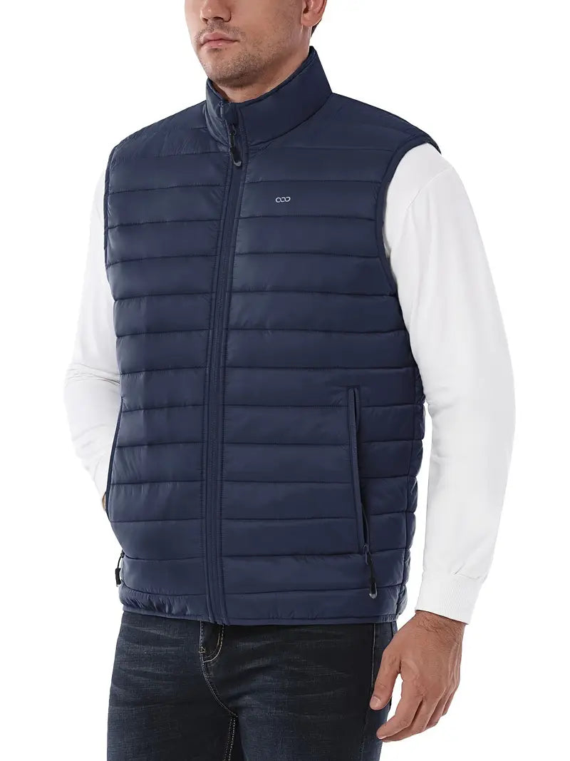 Coldie | Herren Weste – Thermo Stehkragen, Leicht, Casual, Herbst/Winter