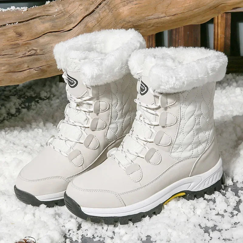 Nowie | Warme Damen-Winterstiefel mit Fellfutter – Bequem und Stilvoll