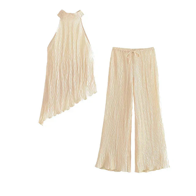 Aaliyah | Trendy Asymmetrisches Rückenfreies Set