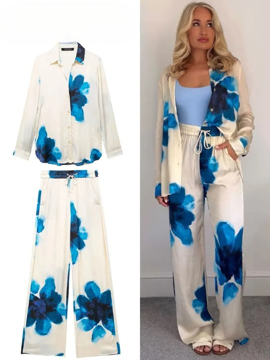 Effien | Hemd mit Kapelle+ Lässige Hose mit weitem Bein