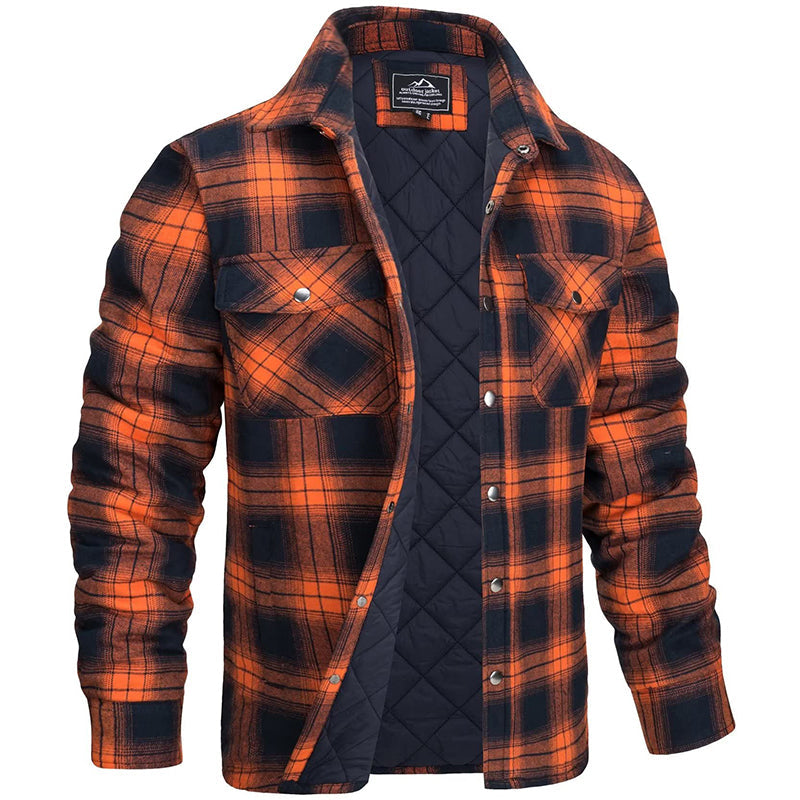 Darius | Herren-Holzfällerjacke im karierten Design