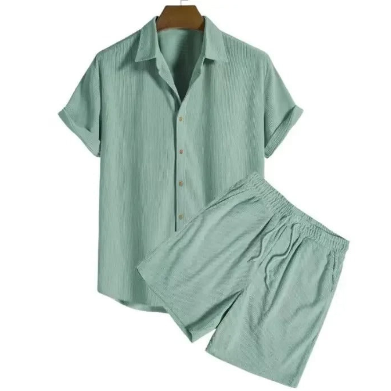 Jennifer - Herren Sommer-Set mit Poloshirt und Shorts