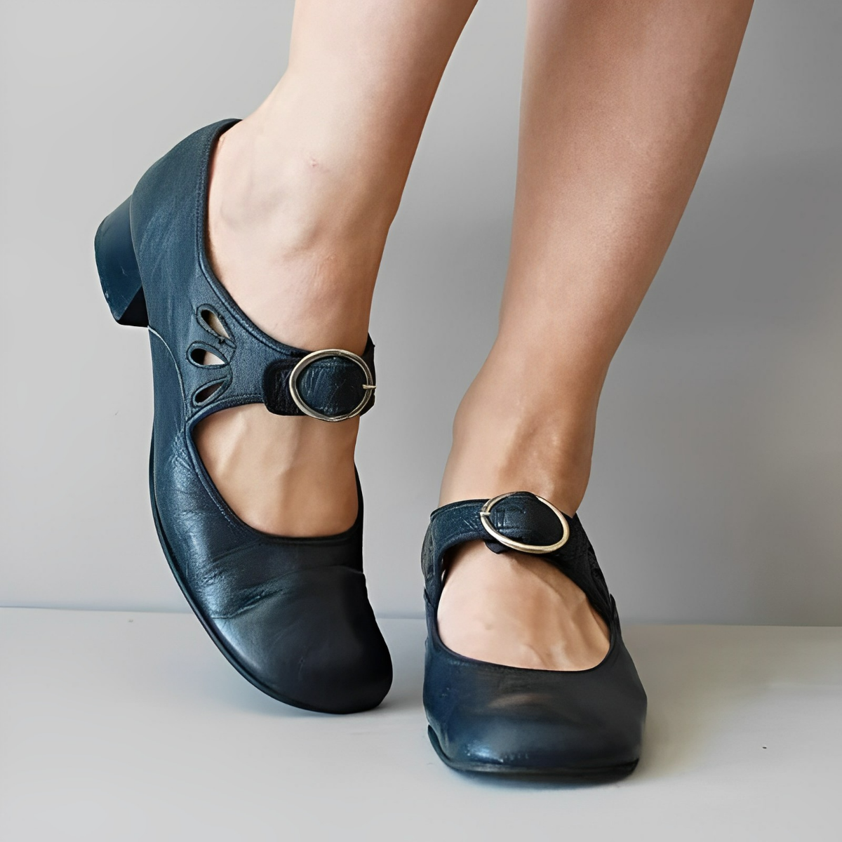 Jemenia | Schnalle Shallow Einzelne Schuhe
