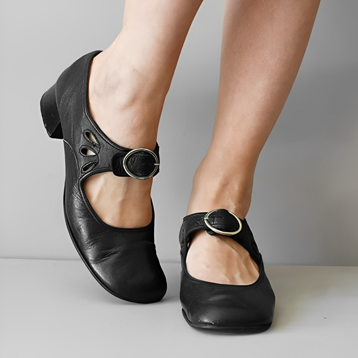 Jemenia | Schnalle Shallow Einzelne Schuhe