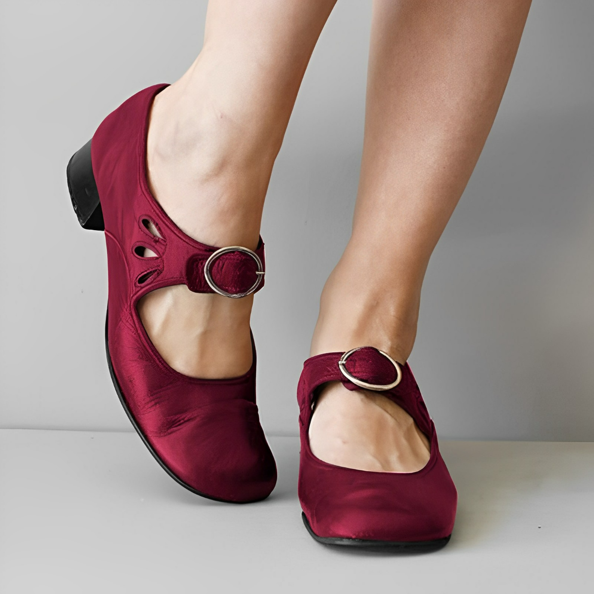 Jemenia | Schnalle Shallow Einzelne Schuhe