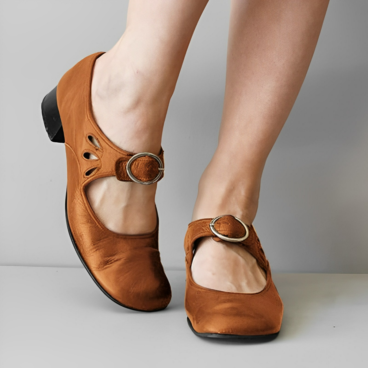 Jemenia | Schnalle Shallow Einzelne Schuhe