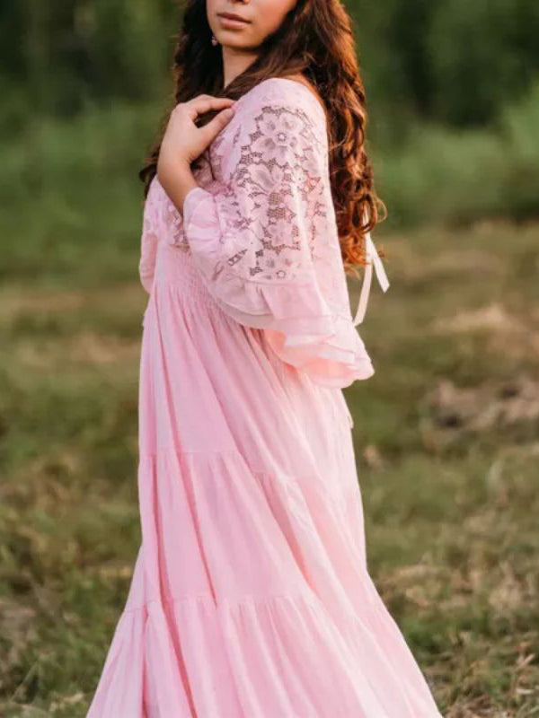 Keshee | Niedliches pinkfarbenes Kleid