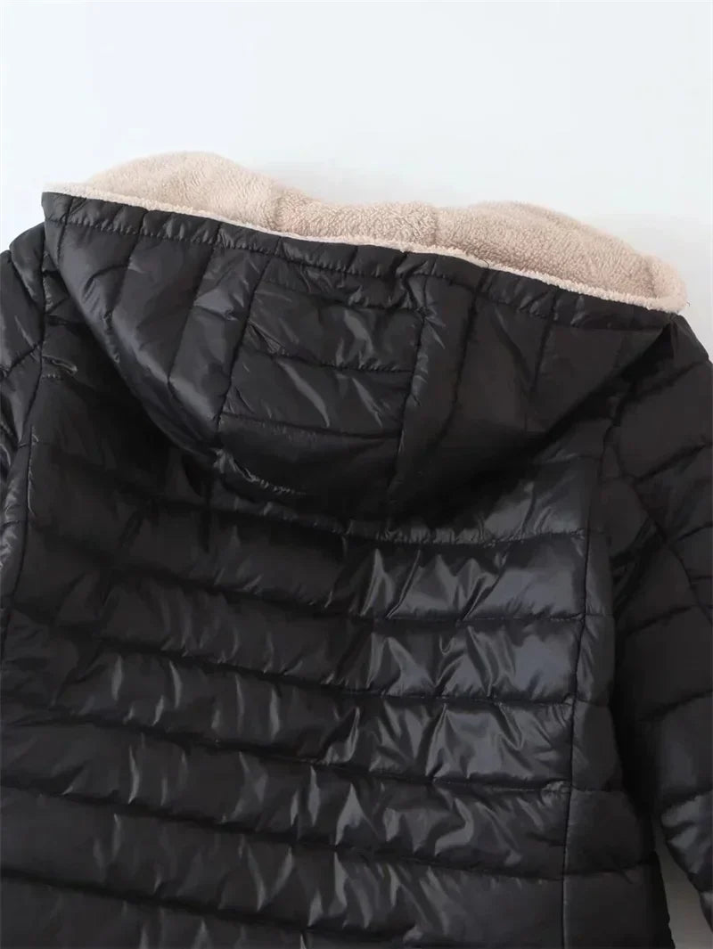 Wera | Gestepptes Winterjacke mit Kapuze aus Fleece