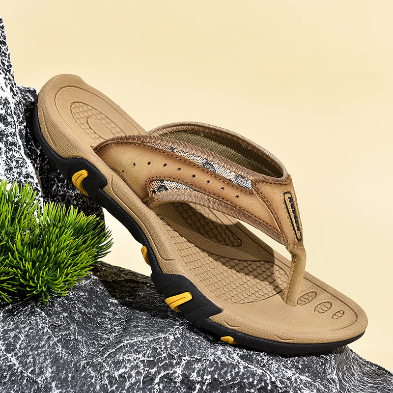 Ziman | Atmungsaktive und bequeme flache Outdoor-Sandalen für Männer