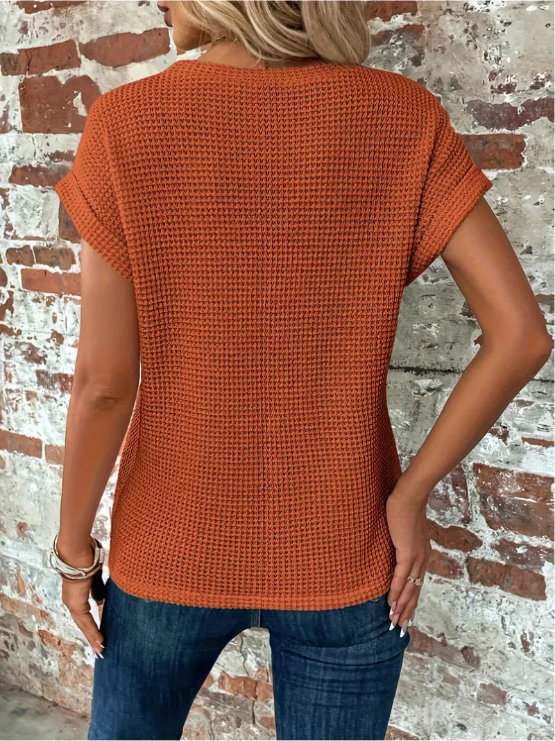 Lien - Lässiges T-Shirt mit kurzen Ärmeln