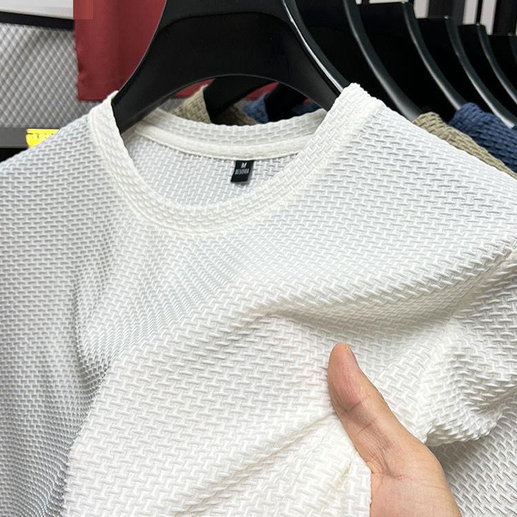 Toni | Atmungsaktives Mesh Runder T-shirt für den Sommer