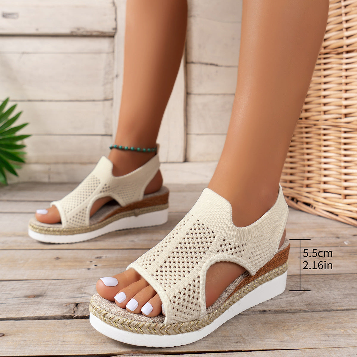 Hellie | Bequeme Sommer Keilsandalen für Damen