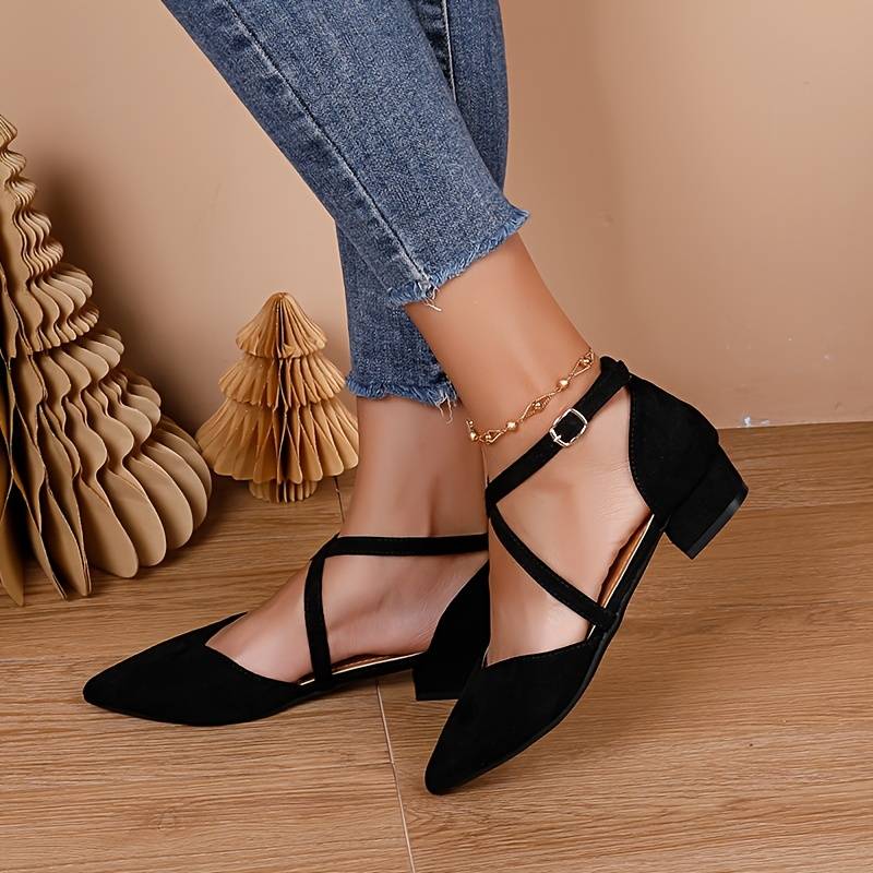 Leotine - Modische Flache Schuhe in einer einfarbigen Ausführung für Frauen