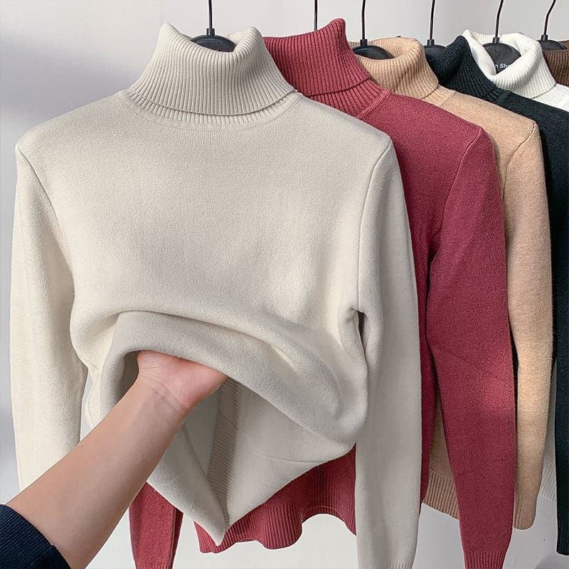 Teodora | Elegante Turtleneck Herbst-Winter-Pullover für Damen