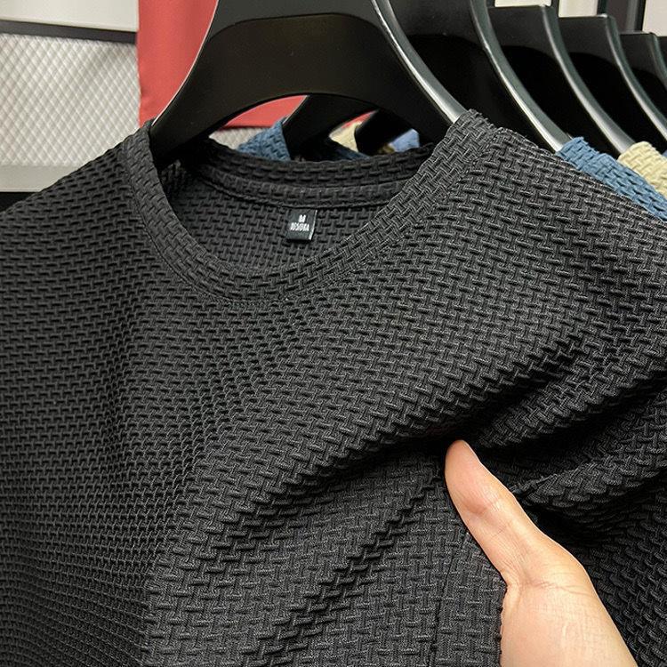Toni | Atmungsaktives Mesh Runder T-shirt für den Sommer