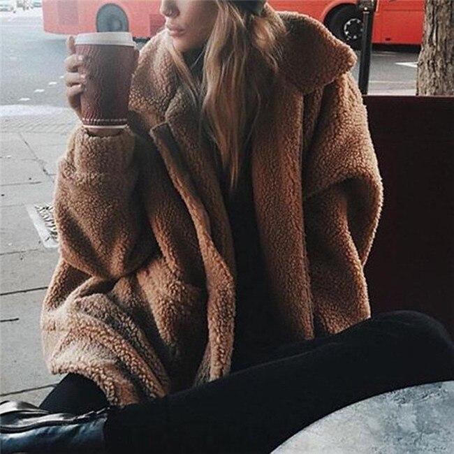 Rolandea | Damen Fleece-Sweatshirt mit breitem Kragen und Taschen