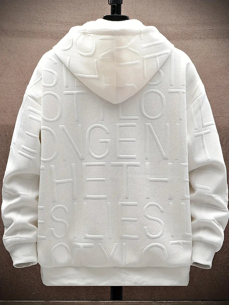 Polu | Polyester Fleece-gefütterte Kapuzenjacke mit Spandex