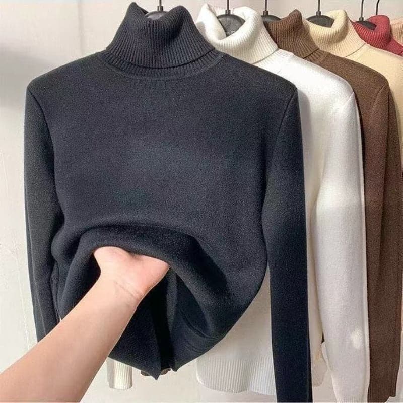 Teodora | Elegante Turtleneck Herbst-Winter-Pullover für Damen