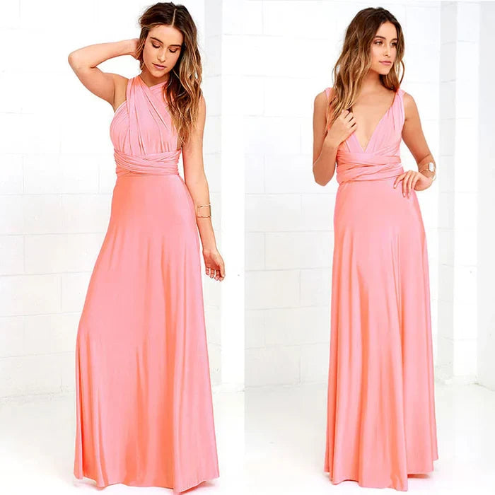 Kerensa | Elastisches Wickelkleid mit Riemen