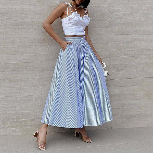 Nalaniy | Modisches Sommerkleid mit Streifen