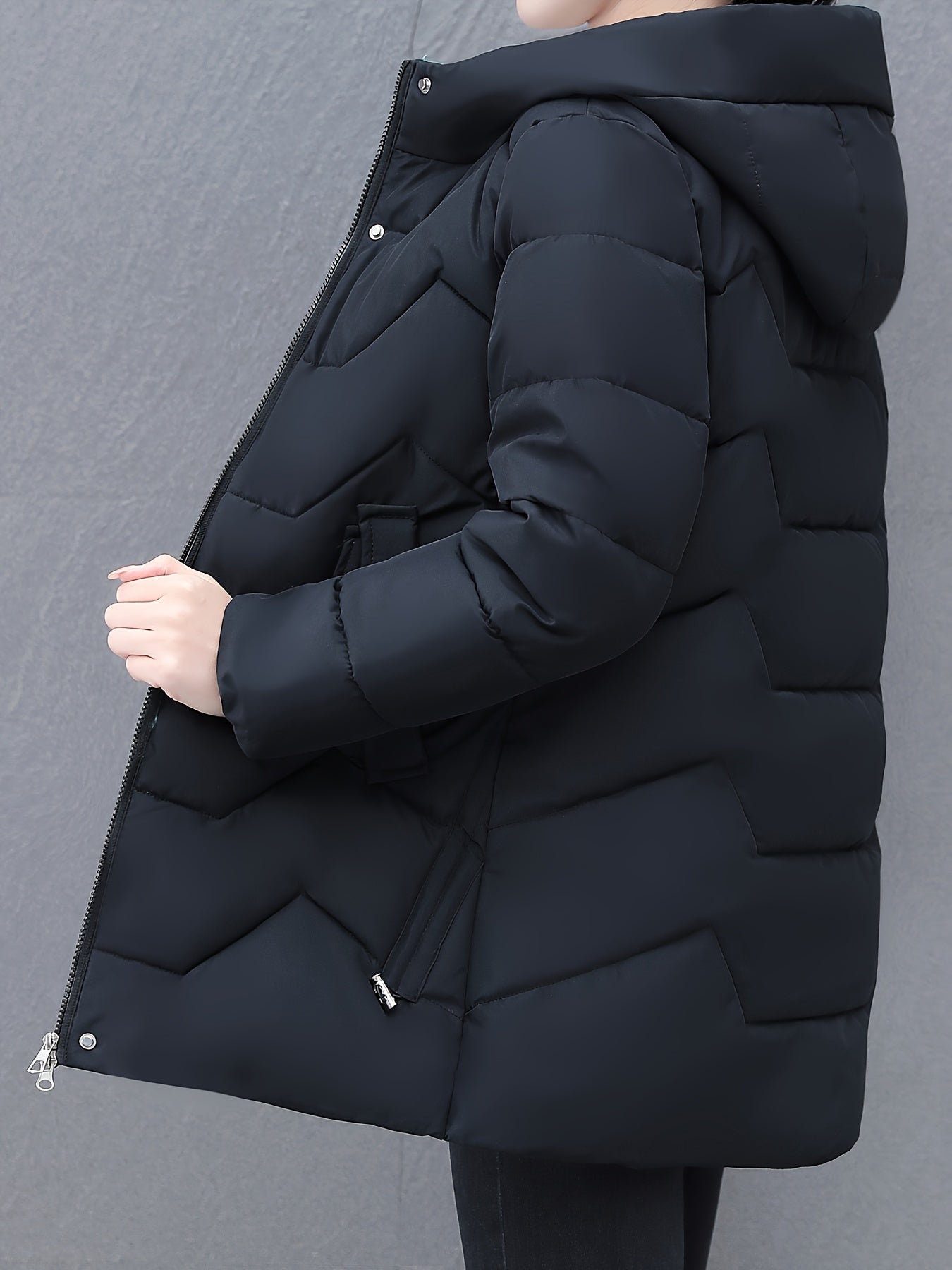 Emi | Bequeme mittellange Winterjacke für Damen