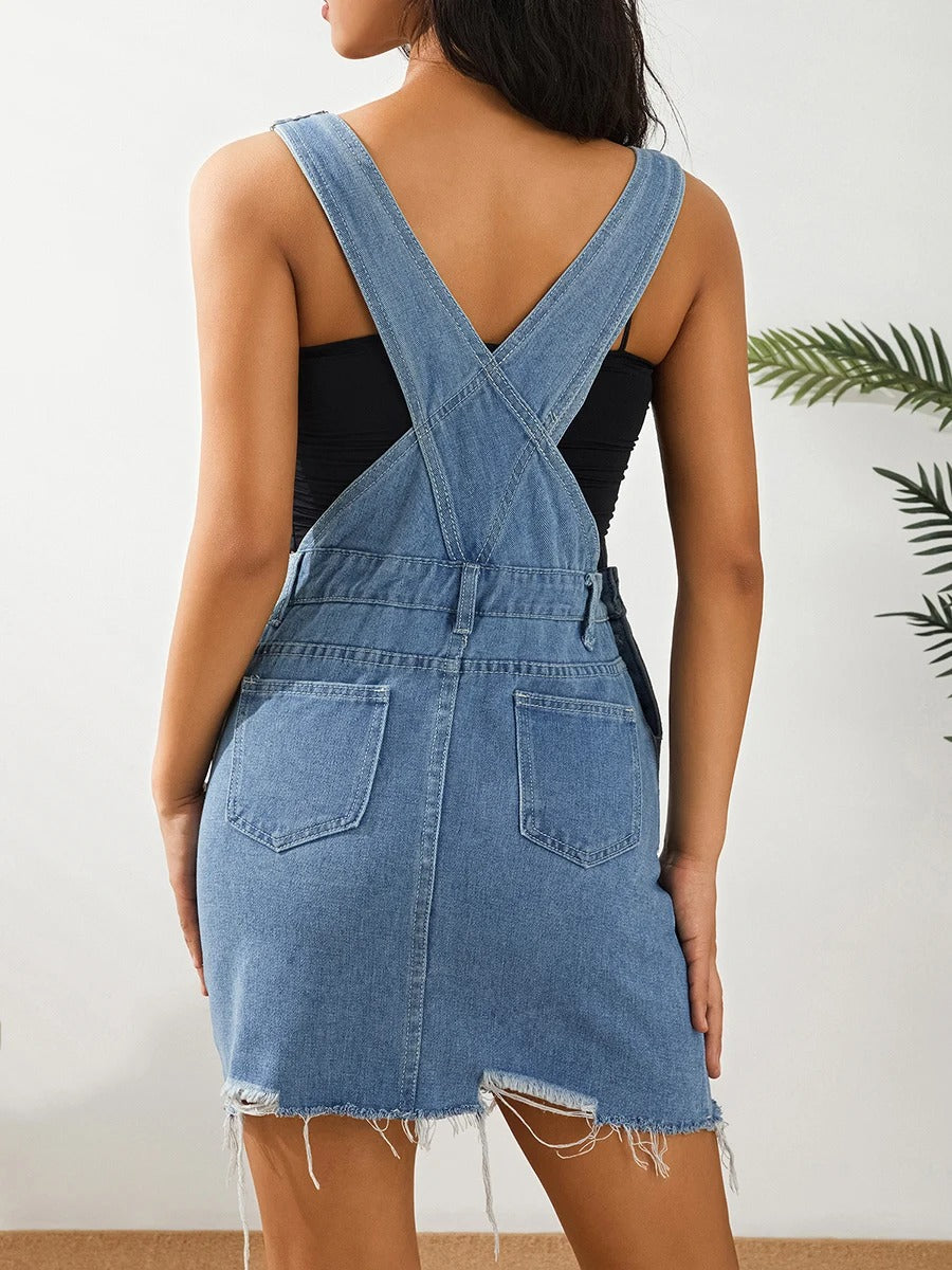 Selina | Denim Traum Sommerkleid