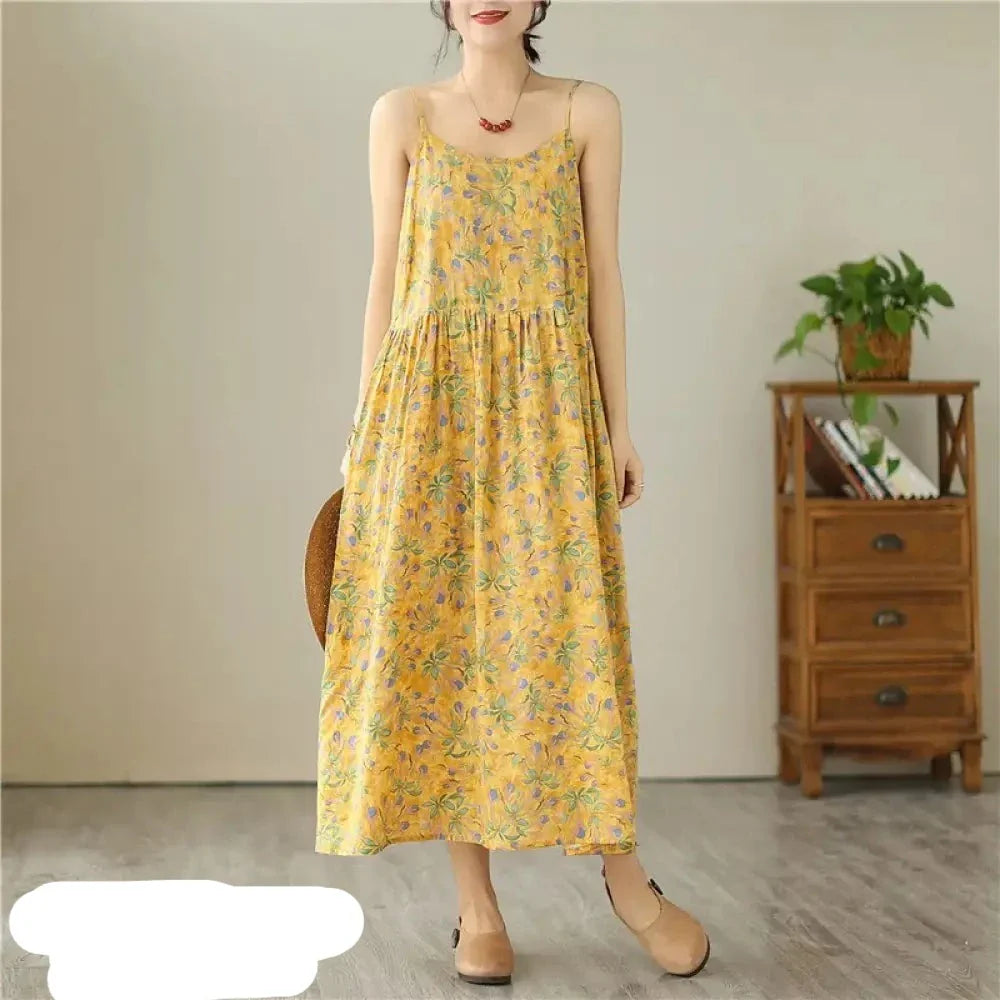 Delara | Grünes Kiwi Sommerkleid