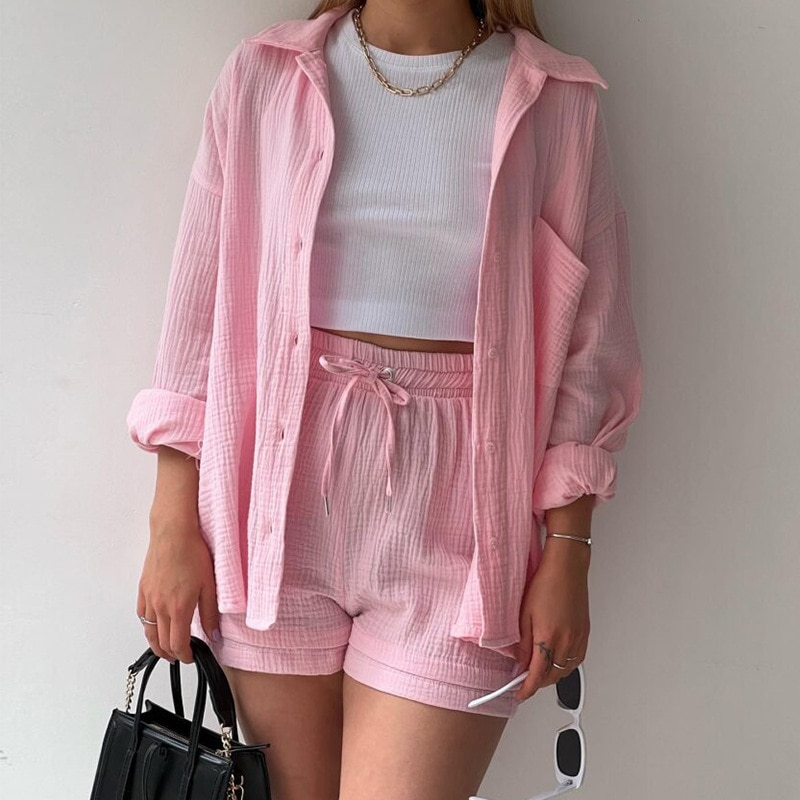 Rebecca - Summer Vibes Damen Zweiteiliges Sommer Set