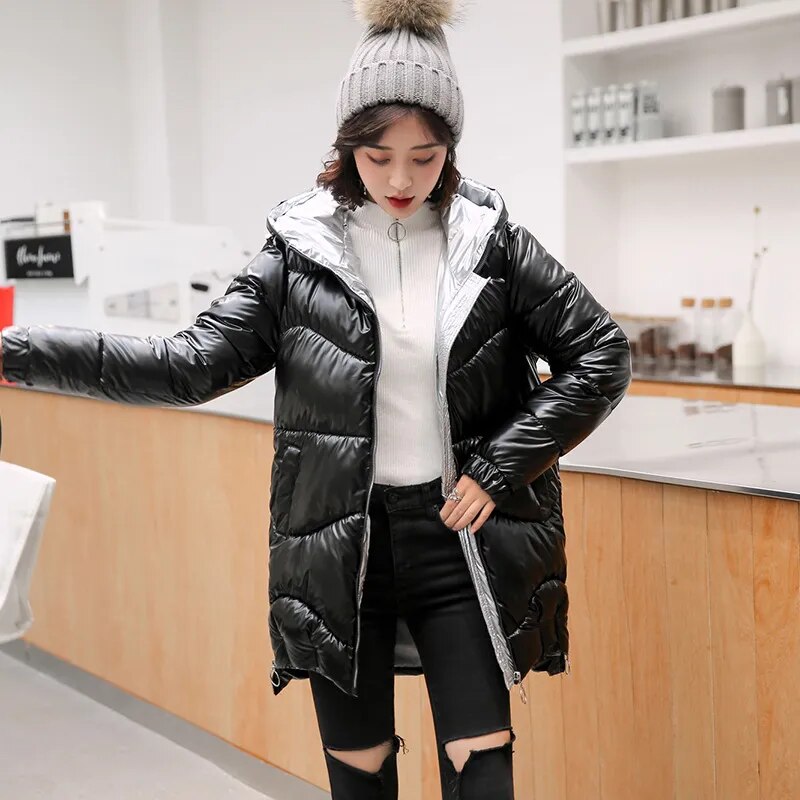 Amilia | Kuschelige & warme Winterjacke mit Kapuze