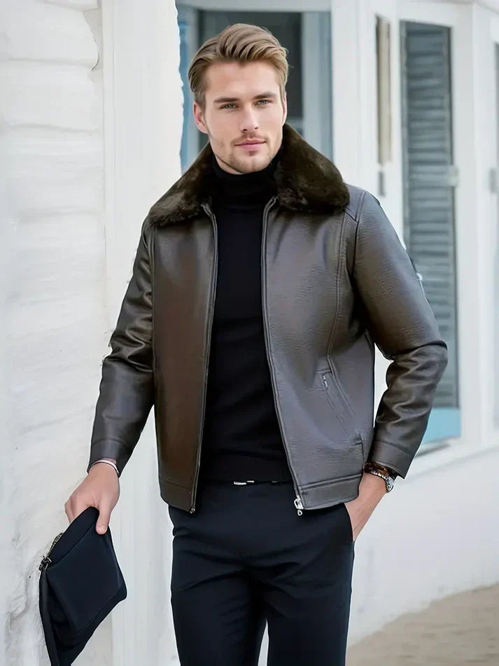 Exper | Stylische und Warme Winterjacke für Herren – Eleganter Blouson mit Polar-Futter
