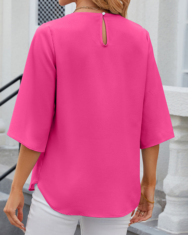 Lysann | Elegantes Halbarm-Top