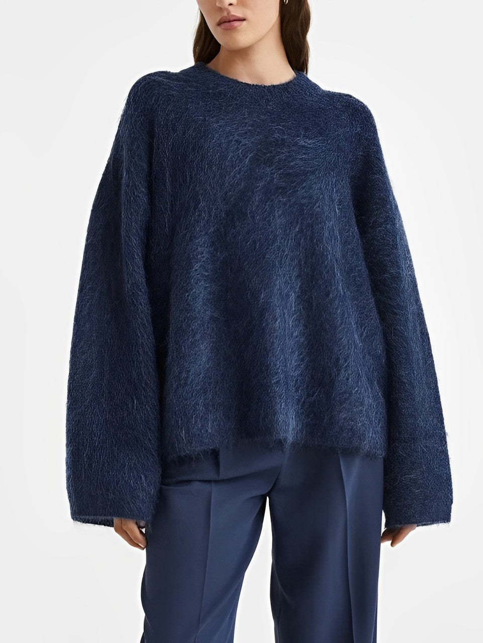 Sabena | Langer Pullover aus weichem Samt