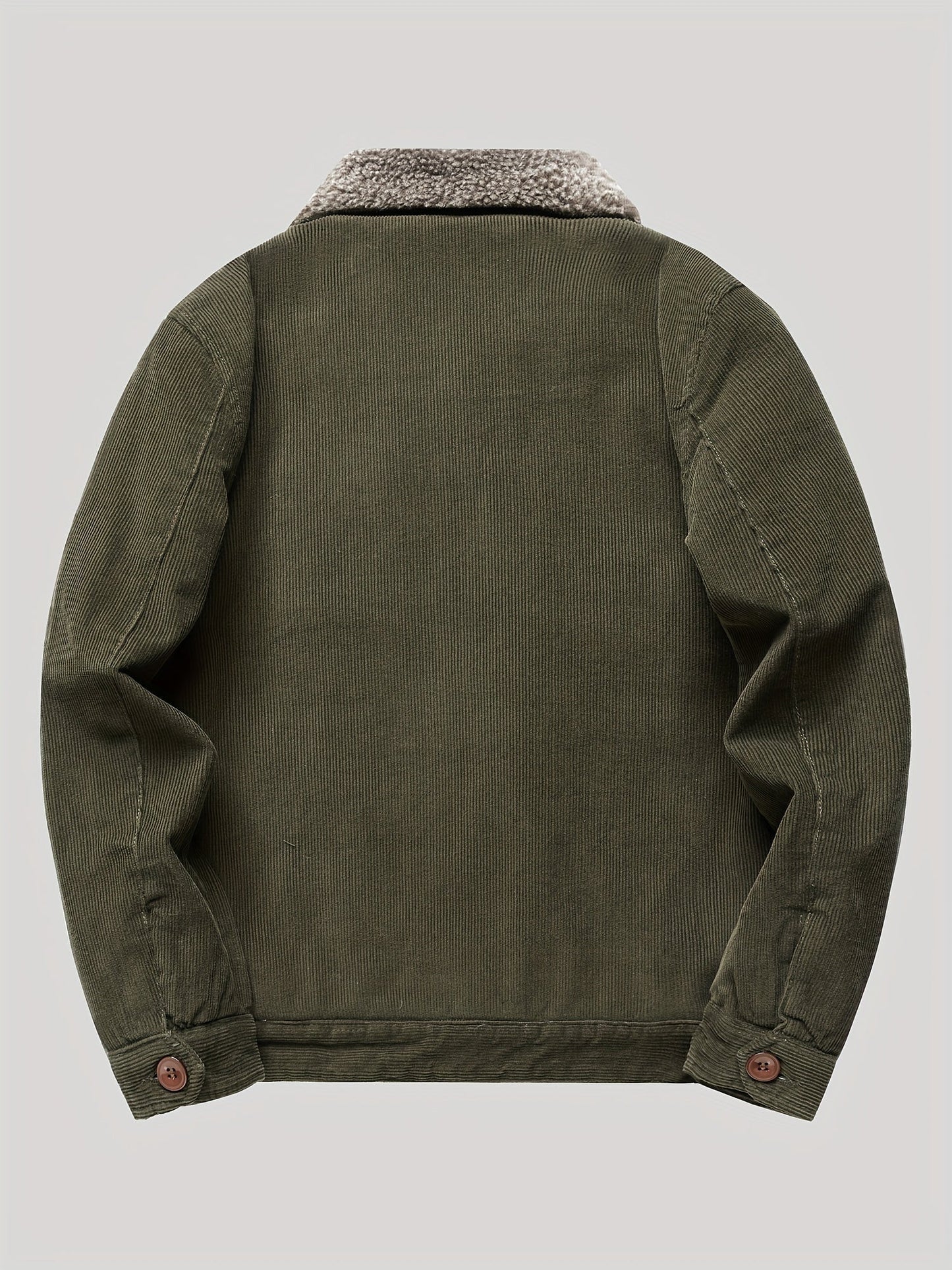 Thiago | Outdoor Jacke mit Knopfleiste für Herren – Warm und Robust