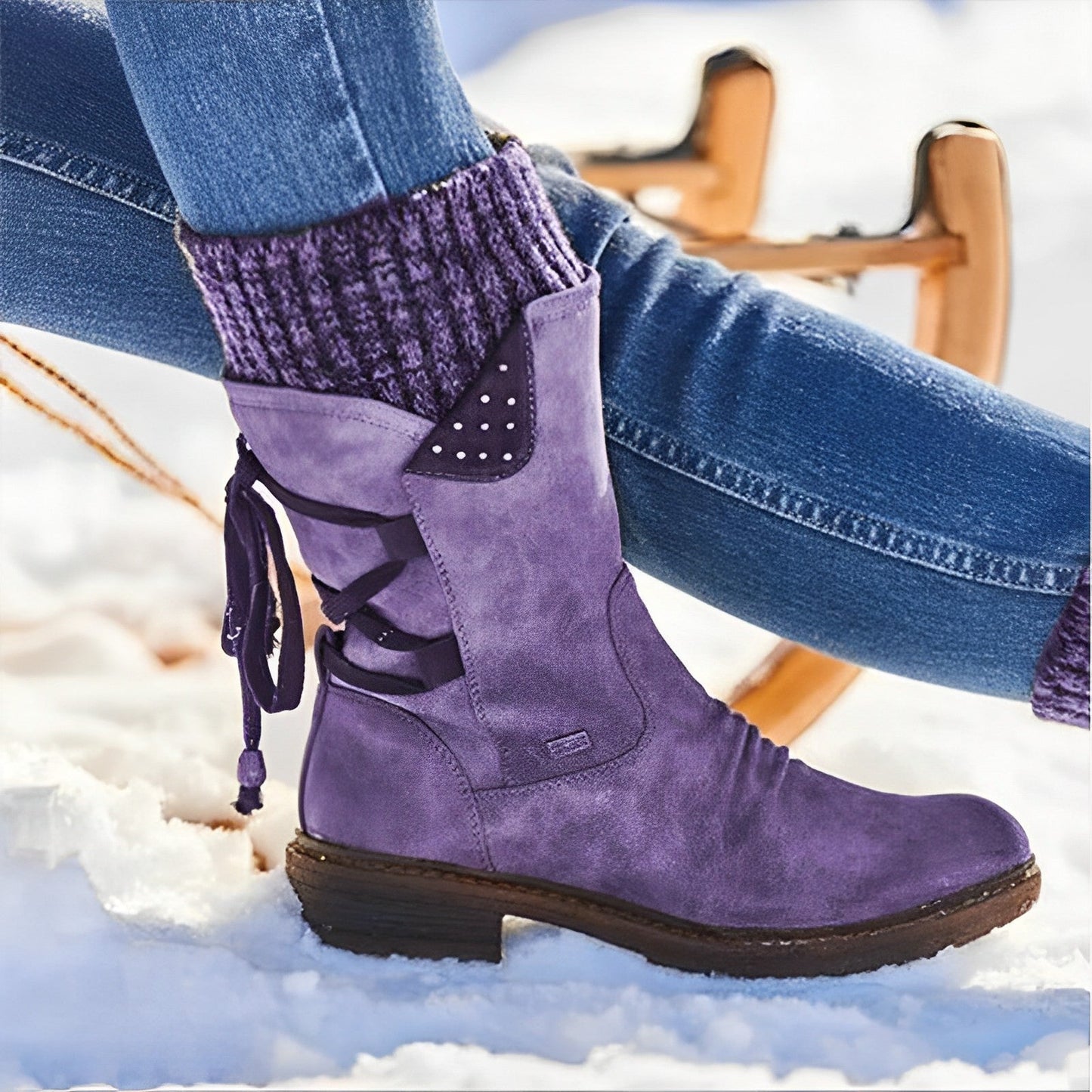 Yalith | Schnürstiefel Winterstiefel