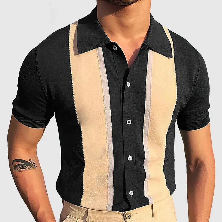 Gaspar | Gentleman’s Revers Strickhemd