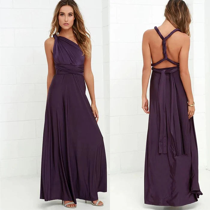 Kerensa | Elastisches Wickelkleid mit Riemen