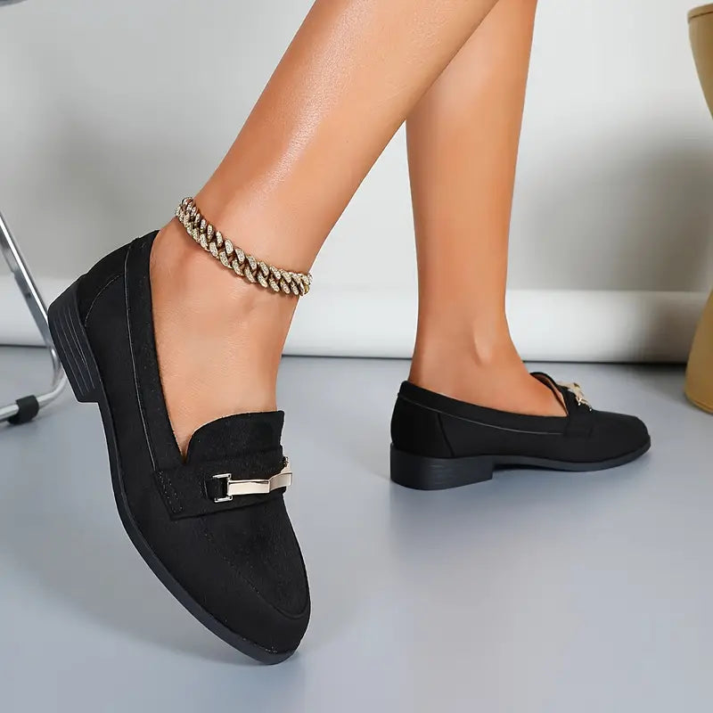 Olei | Retro Schuhe mit einfarbiger Spitze und All-Match-Sohle