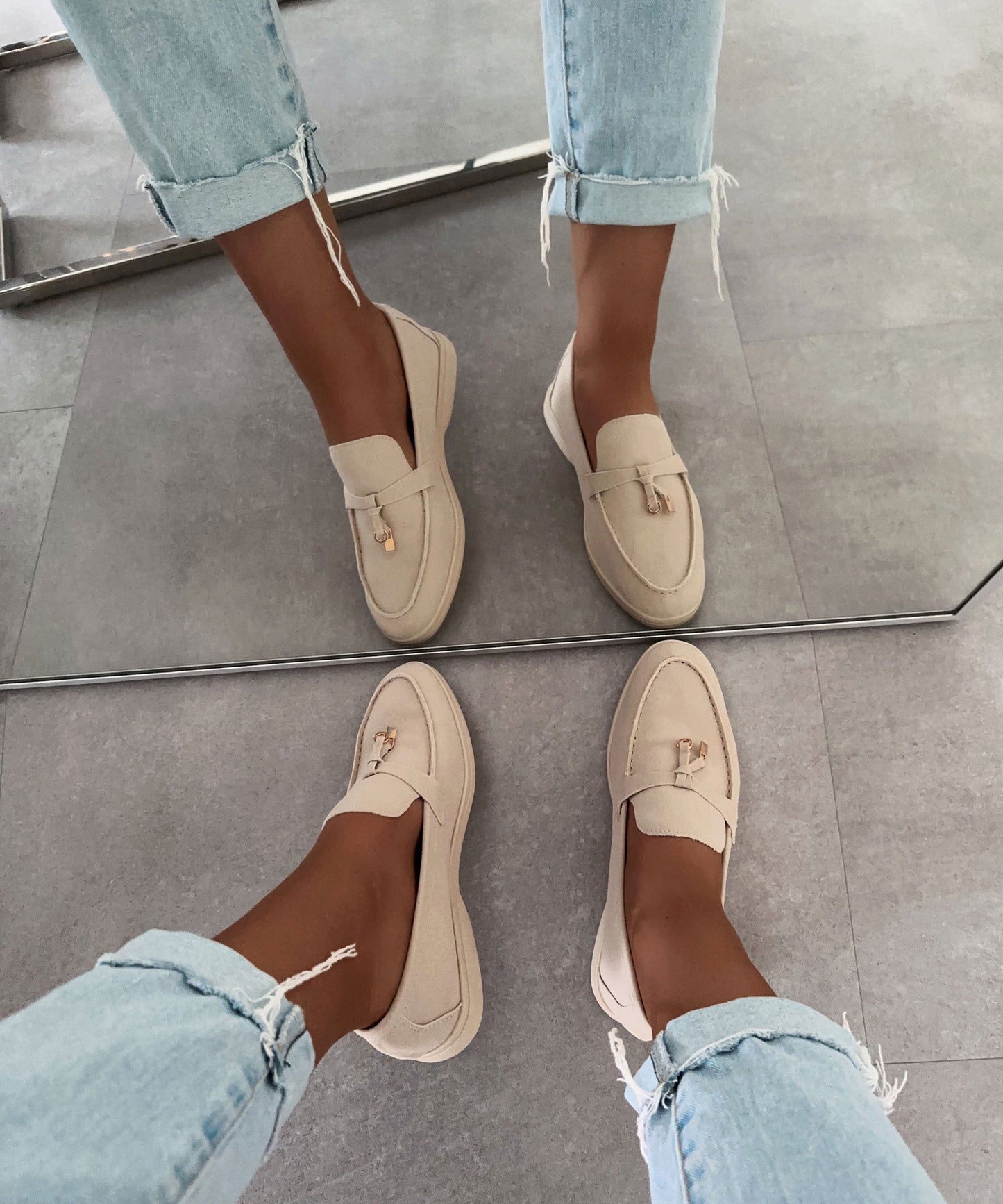 Evelin | Klassische Beige Schuhe