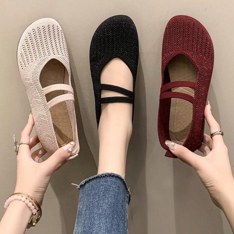 Indira | Weiche Sohle Leichte flache Schlüpfen Gehen Schuhe