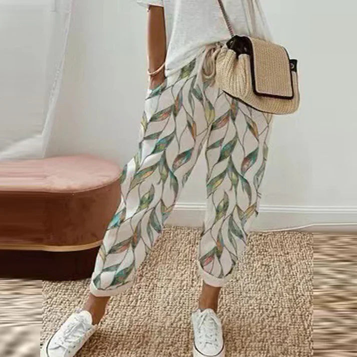 Fiamma | weite, sommerhose aus leinen